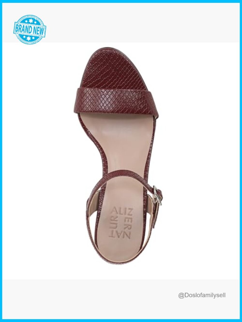 Versatile Minimal Block Heel Sandal Adjustable Buckle Non-Slip Outsole - Picture 5 of 7